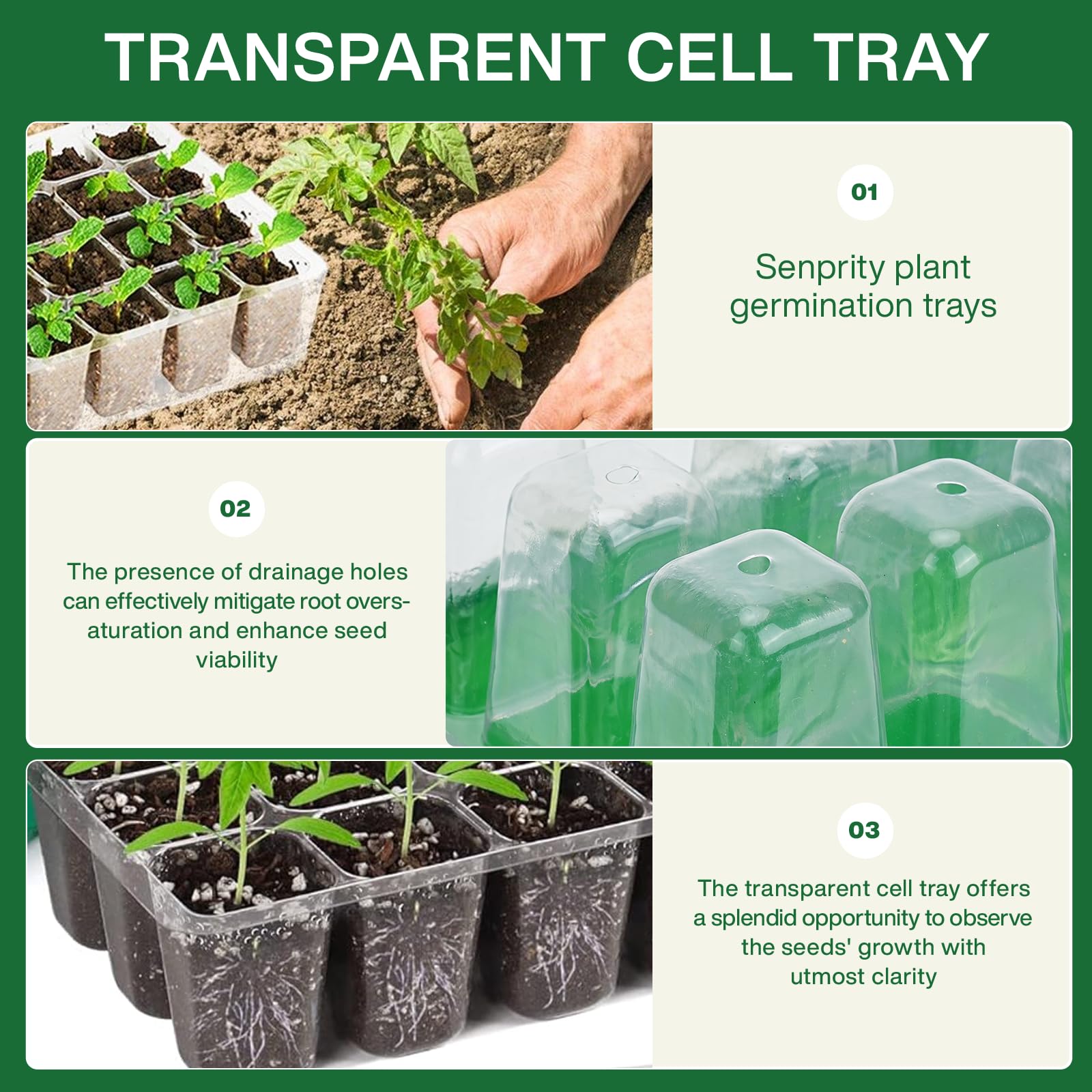 Seed Starter Tray with Plant L - đánh giá và giá Humidity Dome Kit