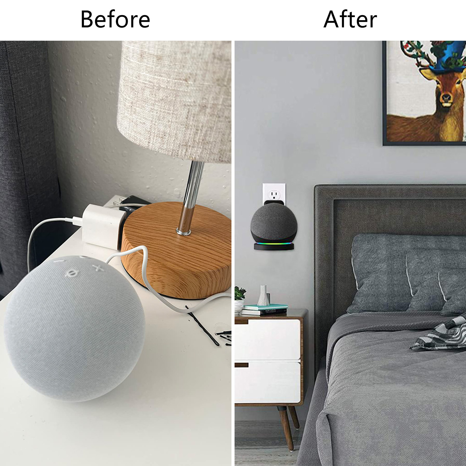 Wall Outlets Holder for Echo D - đánh giá và giá Amazon Speaker Echo Pop